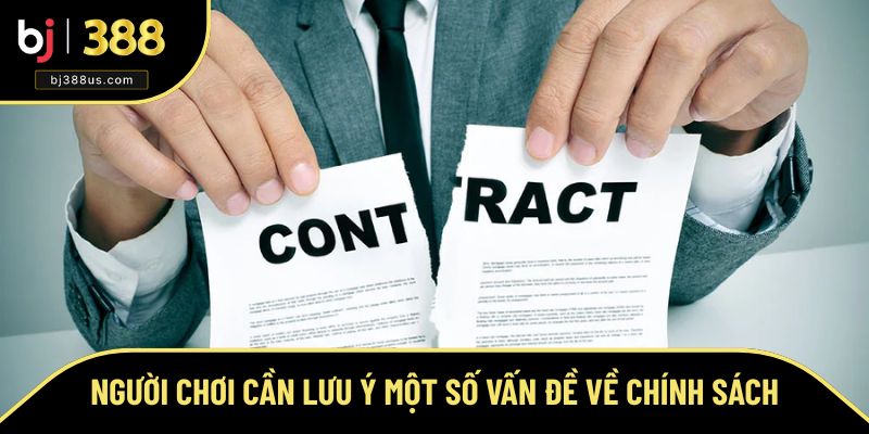 Lưu ý về chính sách miễn trừ tại nhà cái