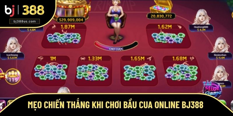 Mẹo chiến thắng khi chơi bầu cua online BJ388 Mẹo chiến thắng khi chơi bầu cua online BJ388